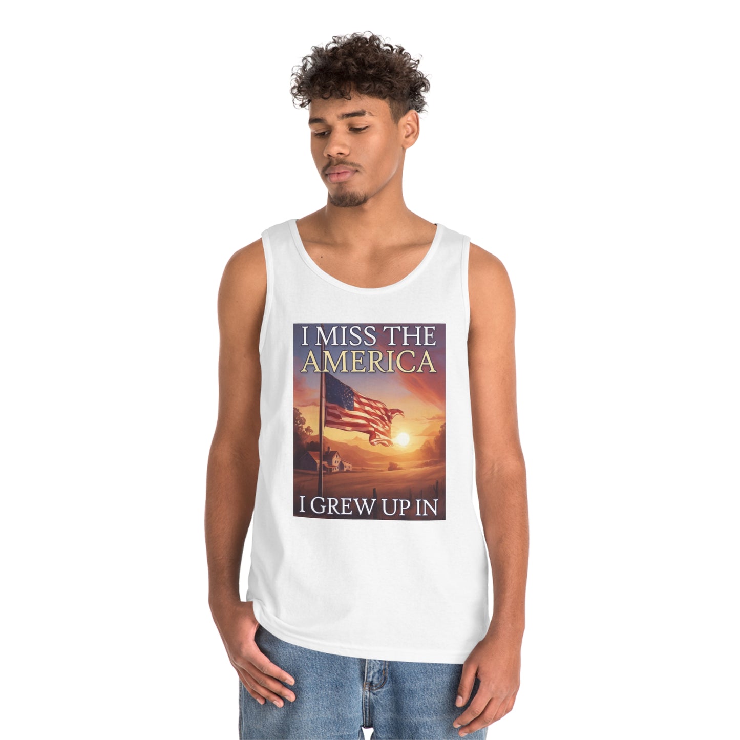 I Miss The America I Grew Up In | Men's Heavy Cotton Tank Top