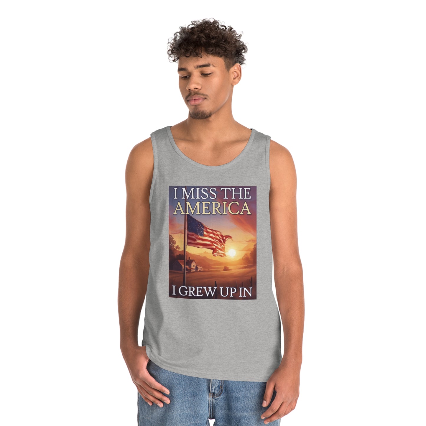 I Miss The America I Grew Up In | Men's Heavy Cotton Tank Top