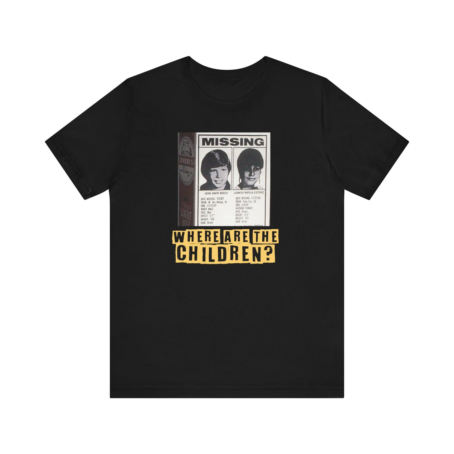 Where Are The Children? | Mens/Unisex Short Sleeve T-Shirt