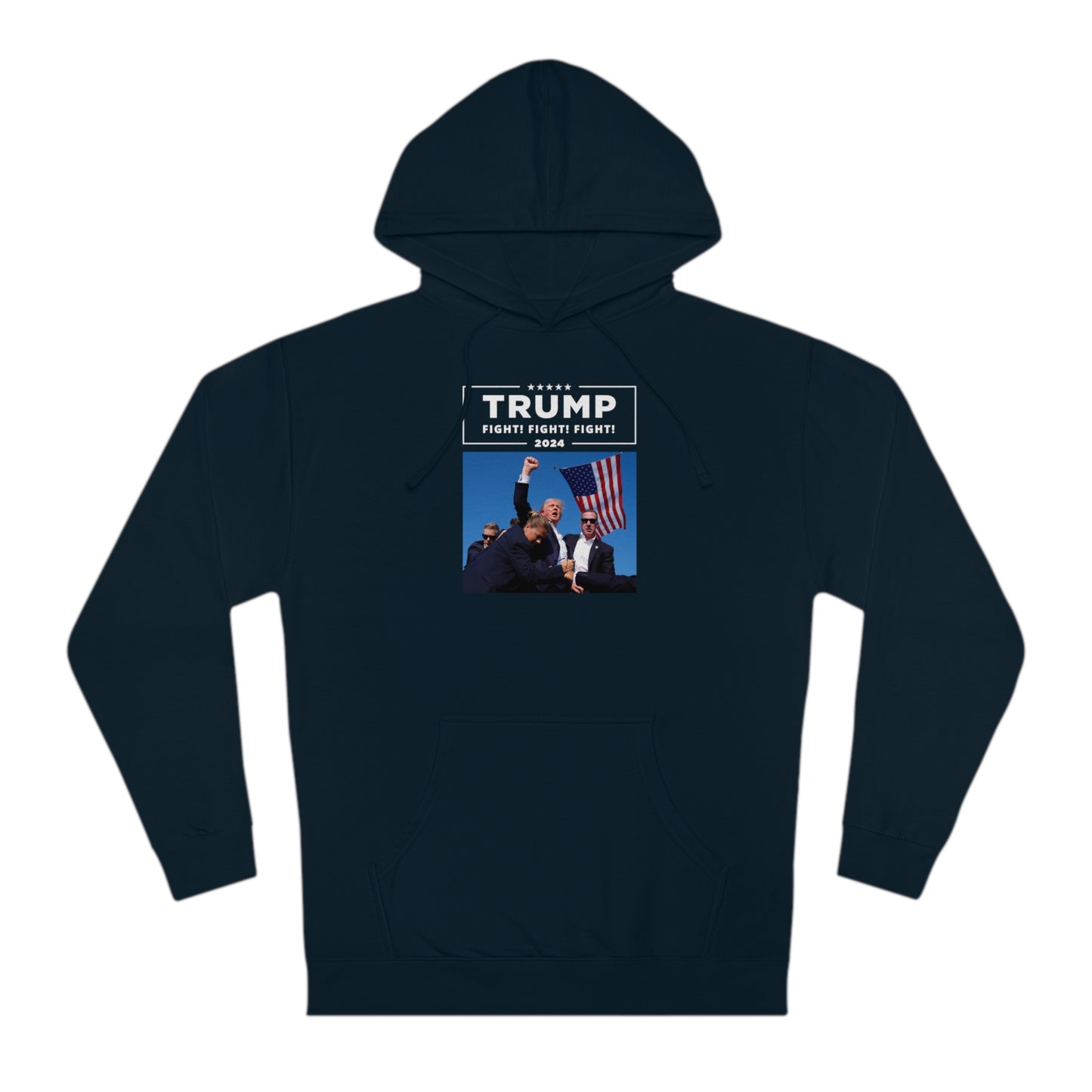 Trump 2024 Fight! Fight! Fight! | Unisex Hooded Sweatshirt