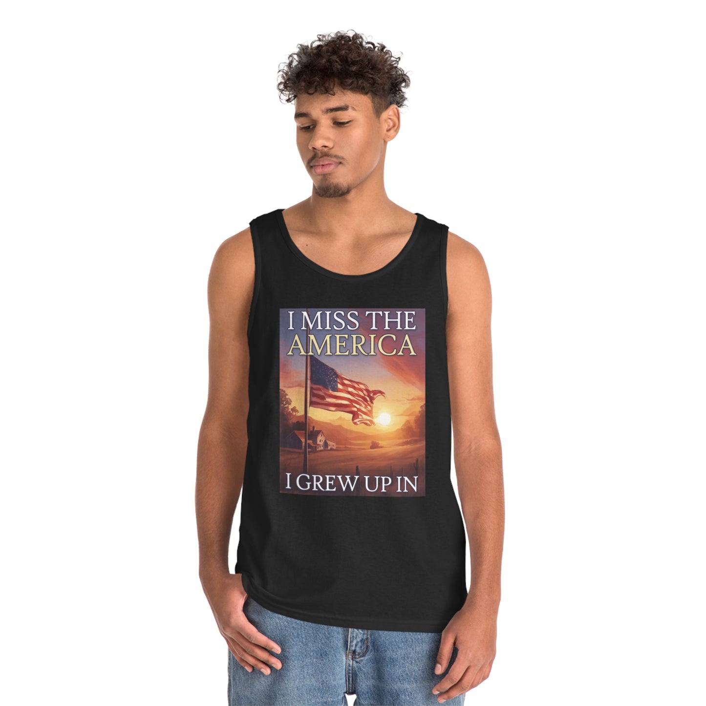 I Miss The America I Grew Up In | Men's Heavy Cotton Tank Top