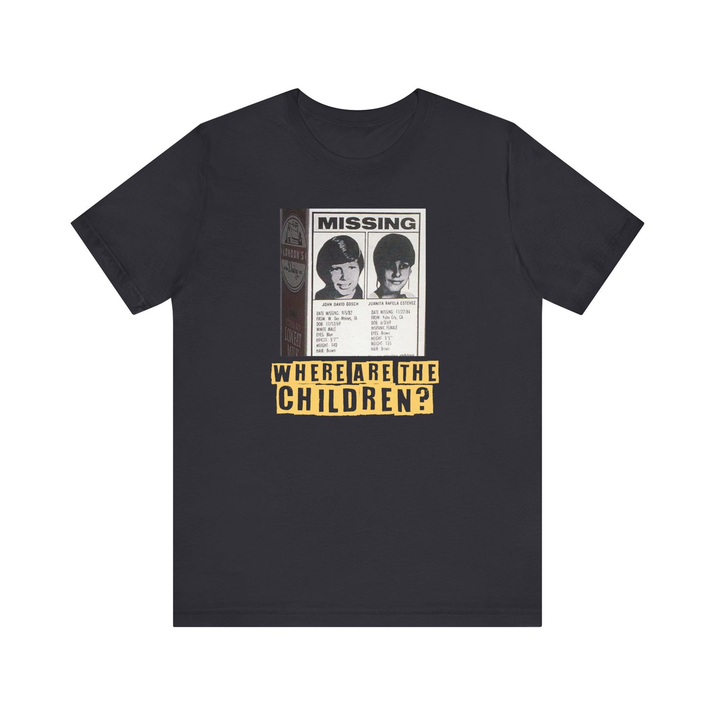 Where Are The Children? | Mens/Unisex Short Sleeve T-Shirt