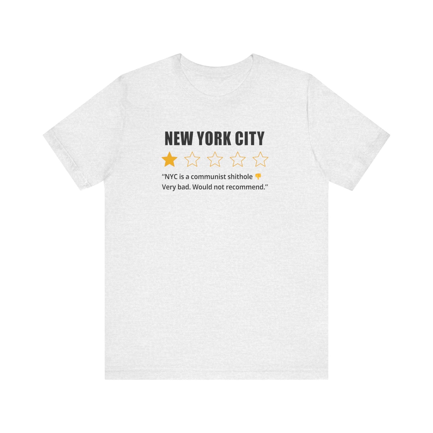 New York City Review | Mens/Unisex Short Sleeve T-Shirt