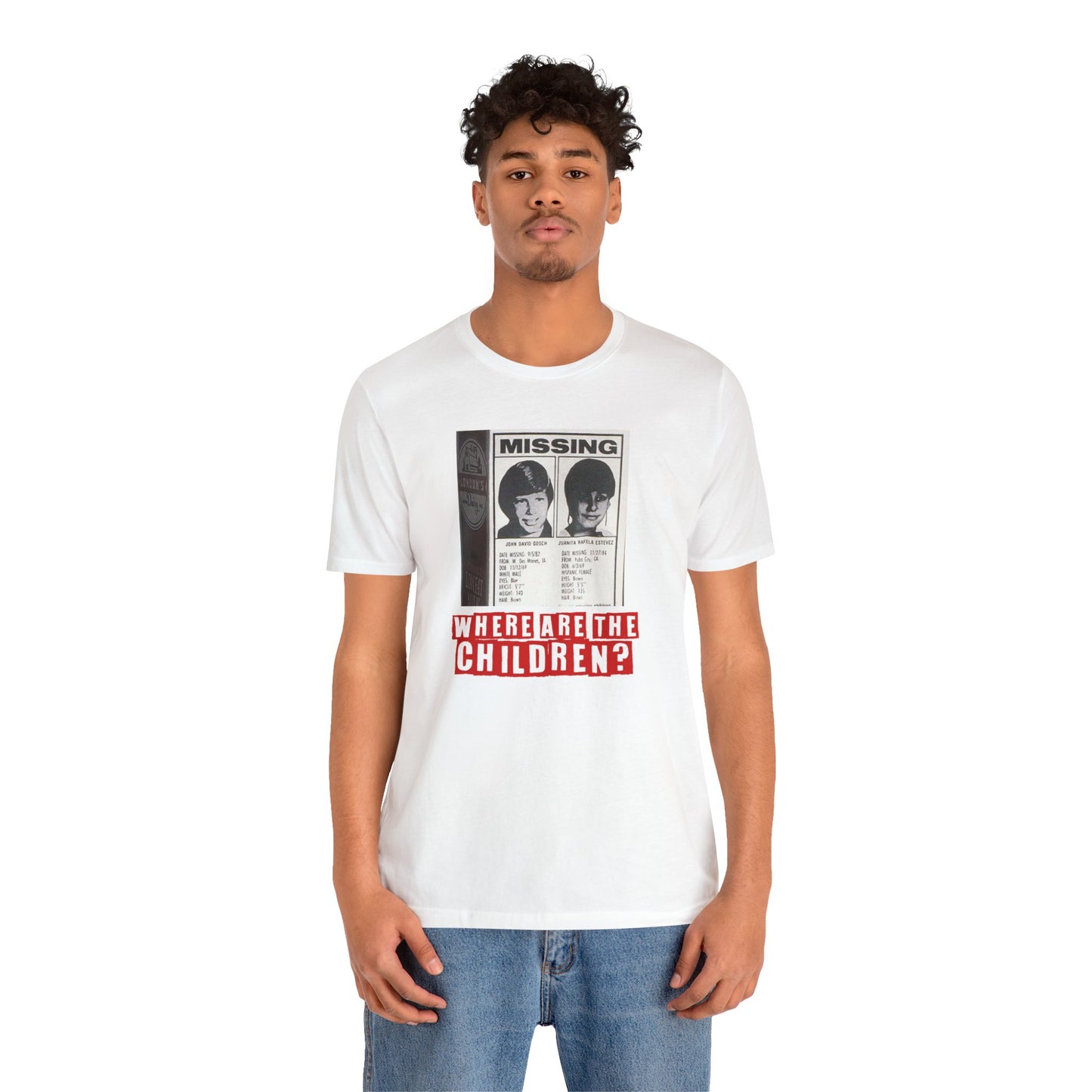 Where Are The Children? | Mens/Unisex Short Sleeve T-Shirt