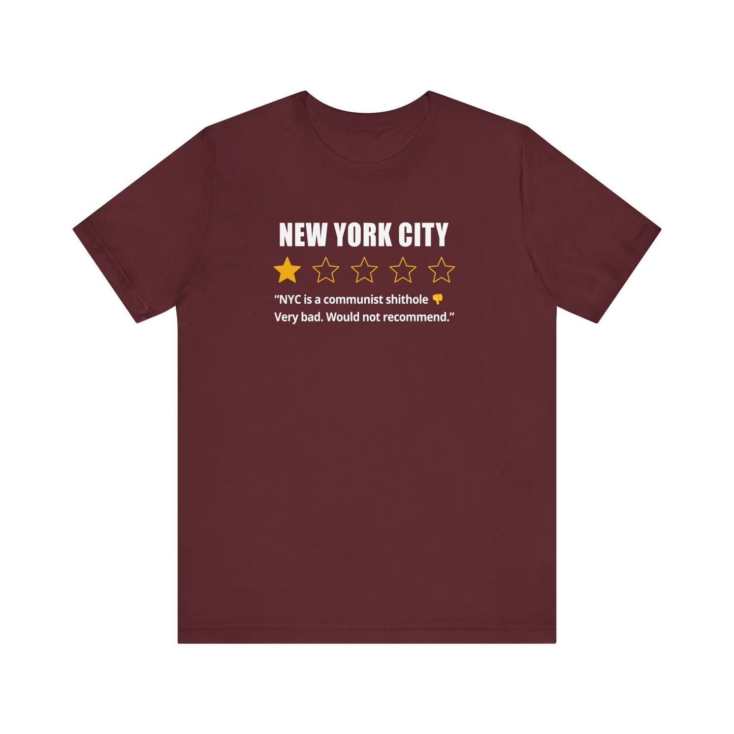 New York City Review | Mens/Unisex Short Sleeve T-Shirt