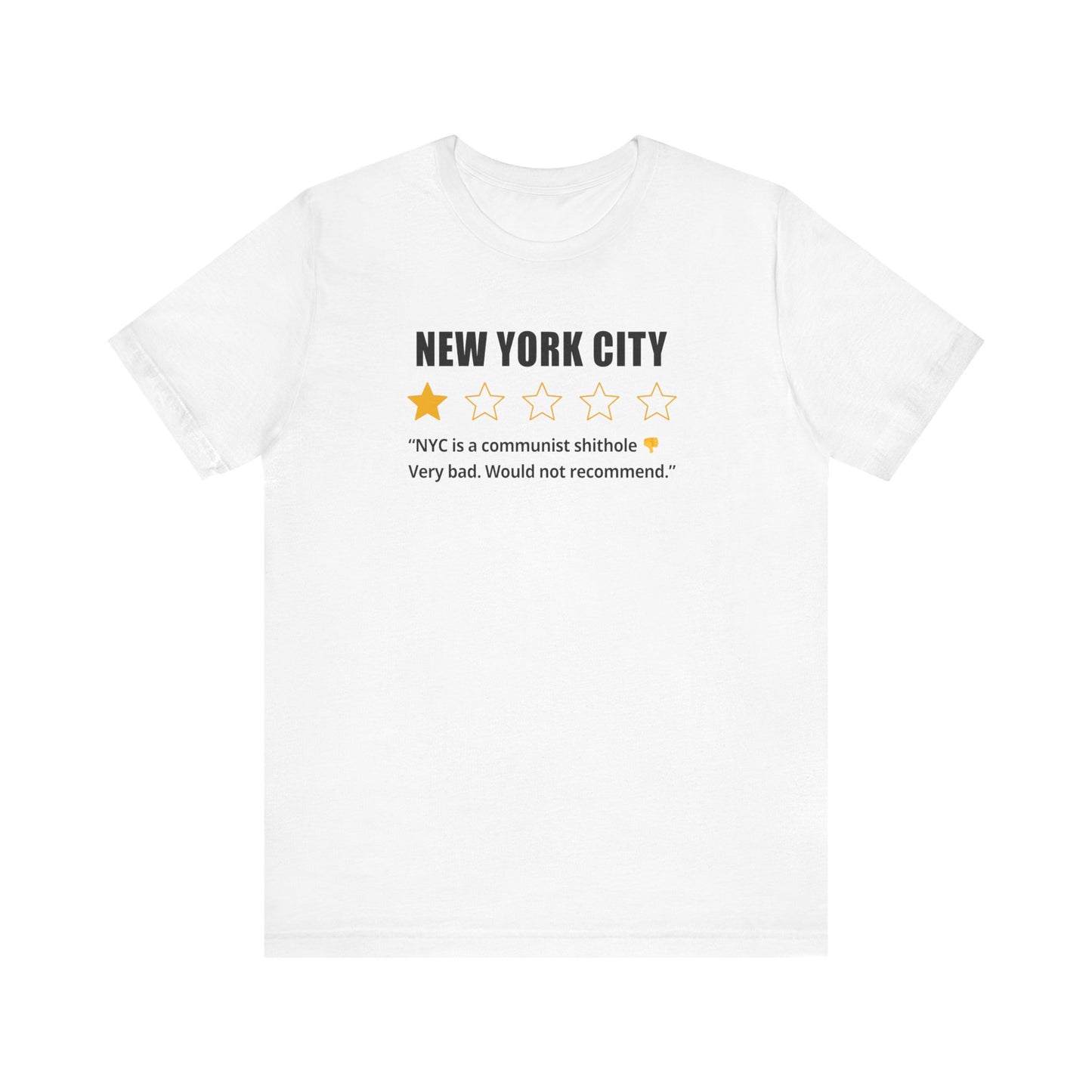 New York City Review | Mens/Unisex Short Sleeve T-Shirt