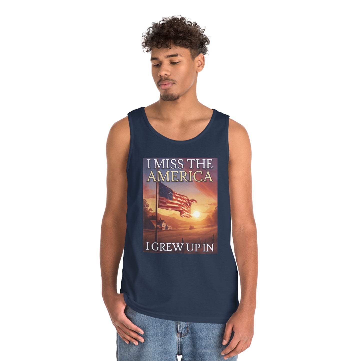 I Miss The America I Grew Up In | Men's Heavy Cotton Tank Top