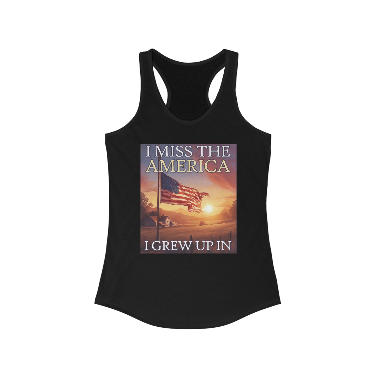 I Miss The America I Grew Up In| Women's Racerback Tank