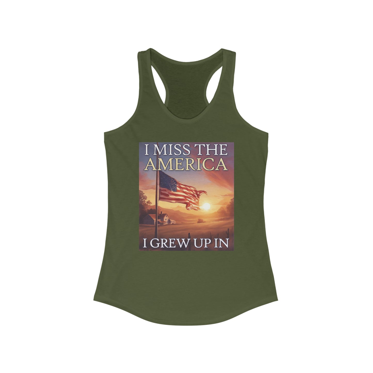 I Miss The America I Grew Up In| Women's Racerback Tank