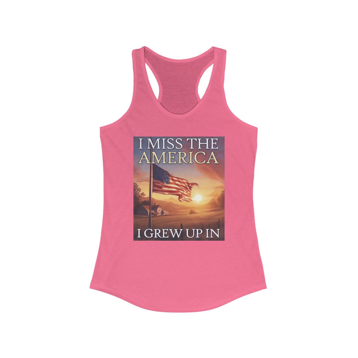 I Miss The America I Grew Up In| Women's Racerback Tank