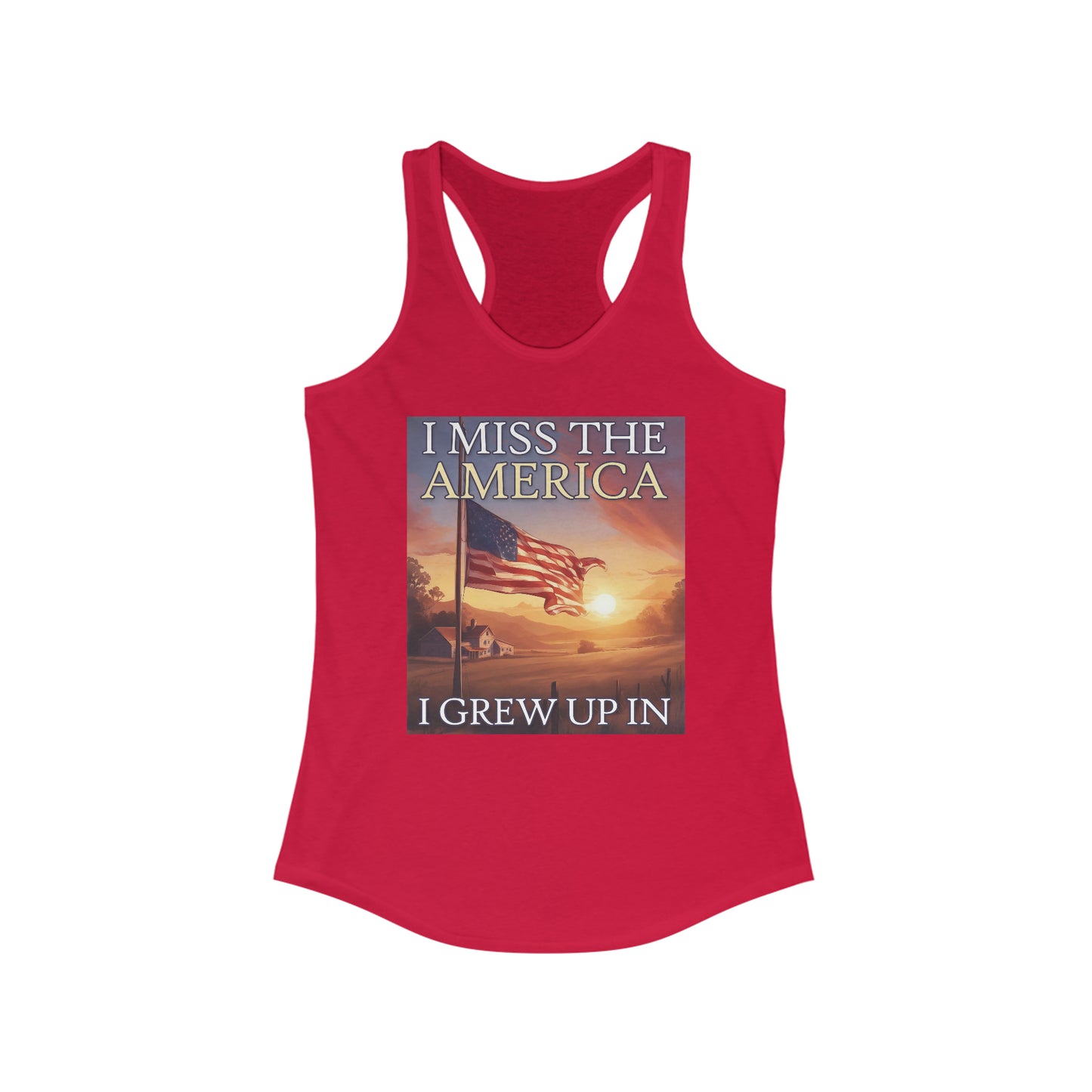 I Miss The America I Grew Up In| Women's Racerback Tank