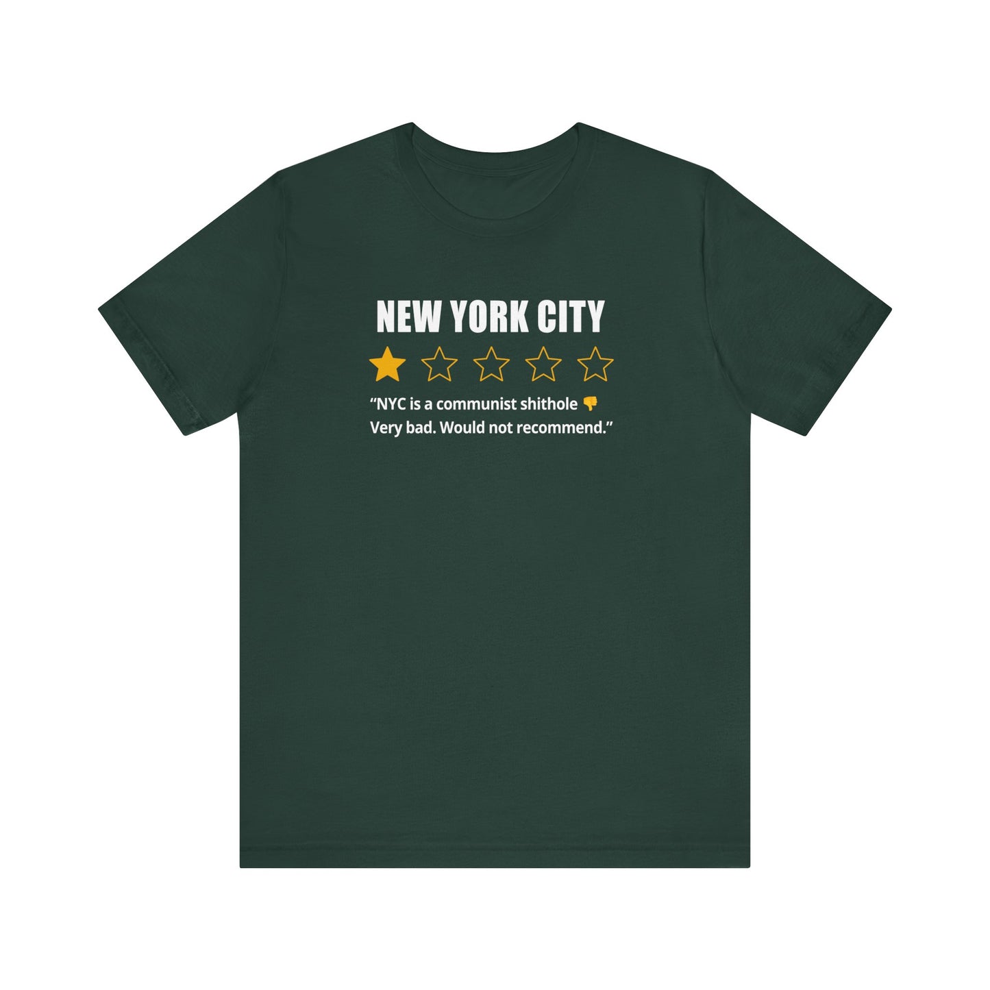 New York City Review | Mens/Unisex Short Sleeve T-Shirt