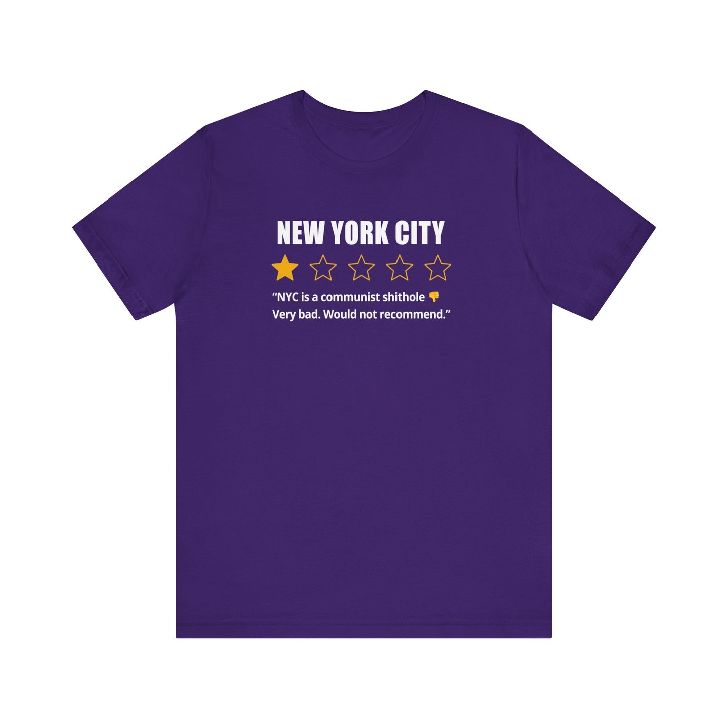 New York City Review | Mens/Unisex Short Sleeve T-Shirt