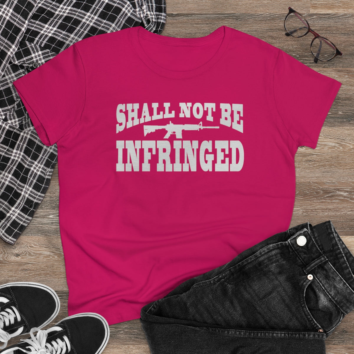 Shall Not Be Infringed | Women's Tee - Rise of The New Media