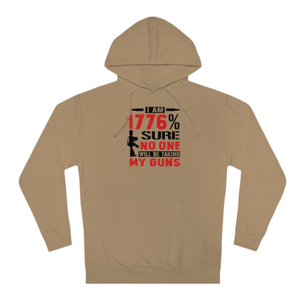 I Am 1776% Sure... | Unisex Hooded Sweatshirt - Rise of The New Media