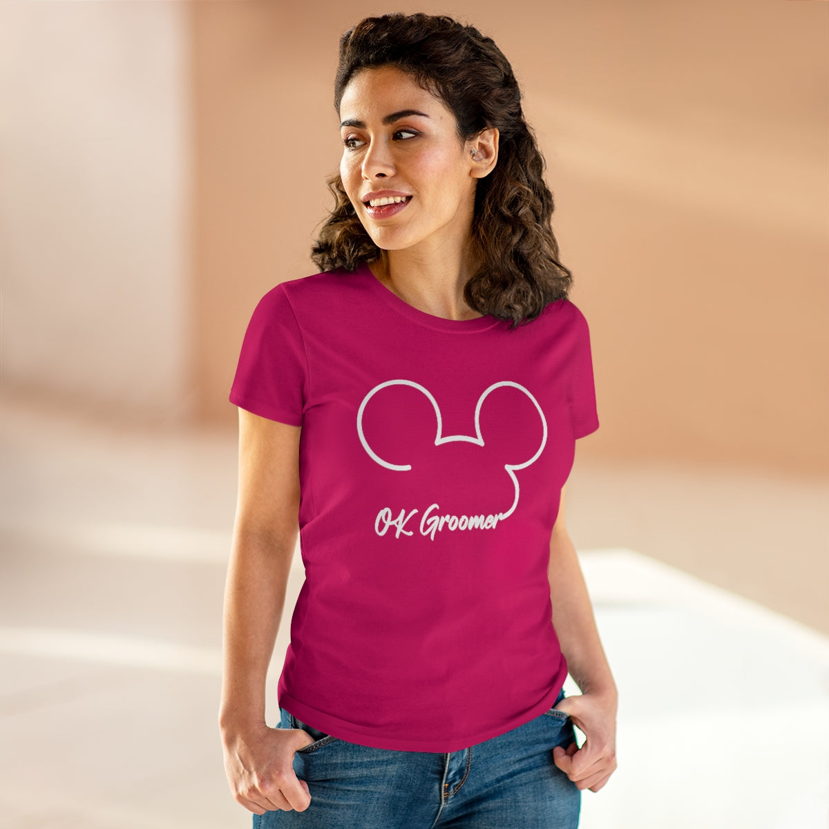 OK Groomer | Women's Tee - Rise of The New Media