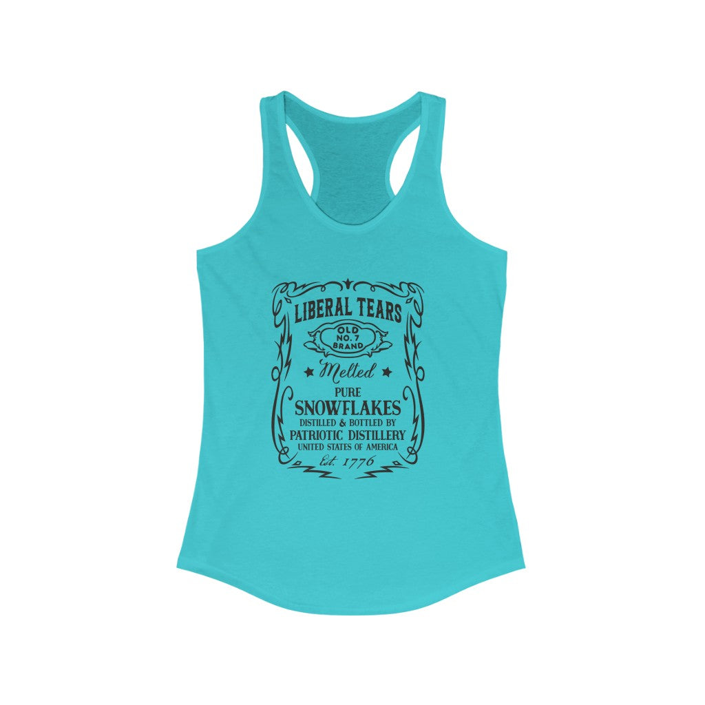 Liberal Tears | Women's Racerback Tank - Rise of The New Media