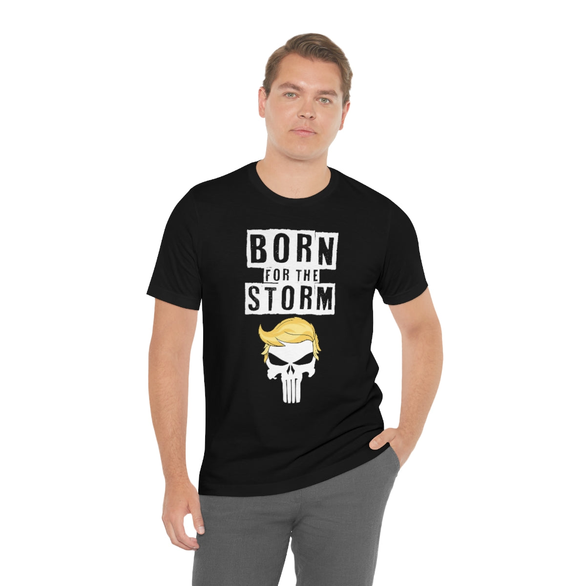Born For The Storm | Mens/Unisex Short Sleeve T-Shirt - Rise of The New Media
