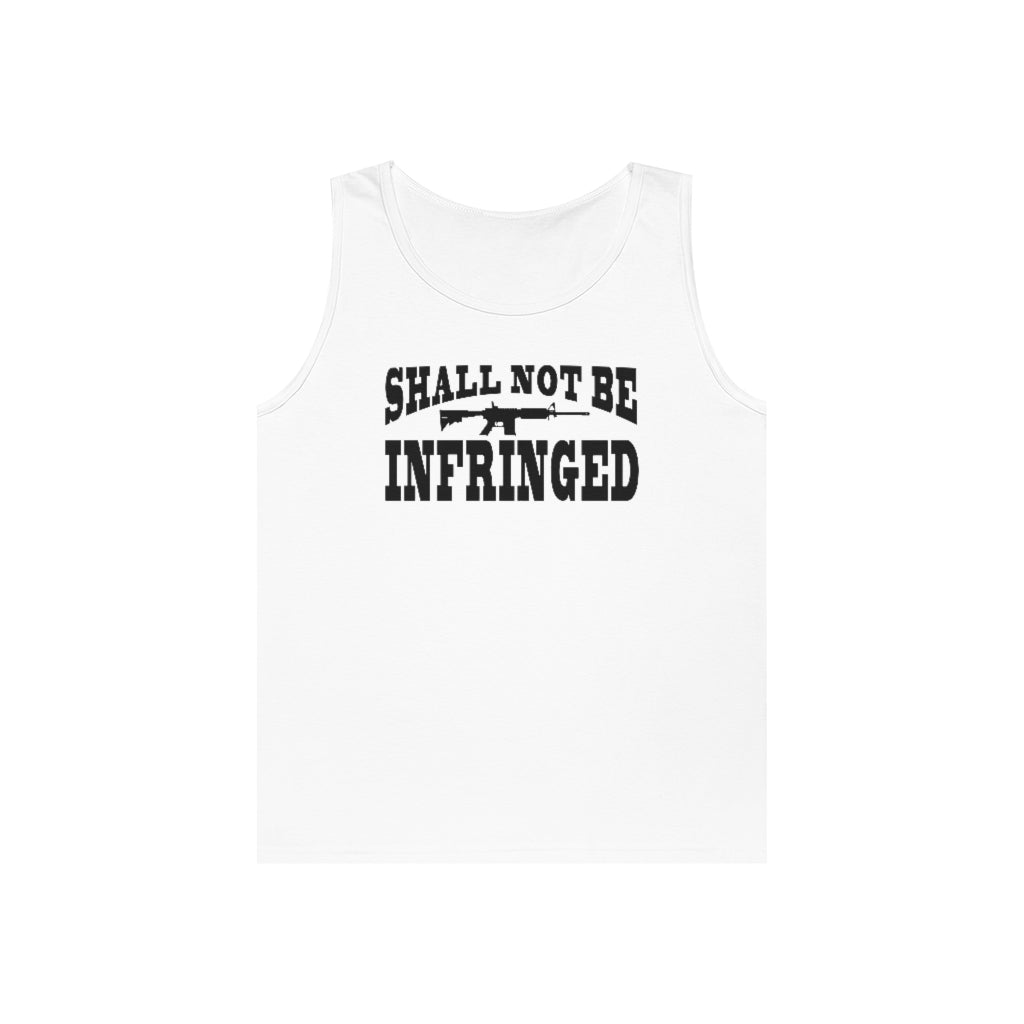 Shall Not Be Infringed | Men's Heavy Cotton Tank Top - Rise of The New Media