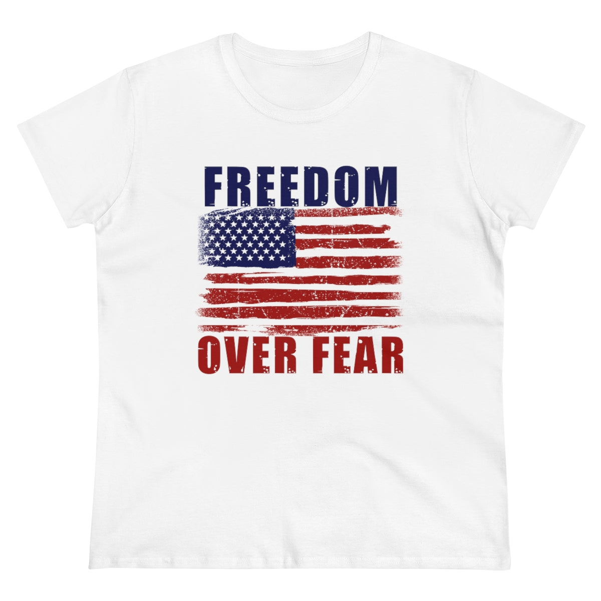 Freedom Over Fear | Women's Tee - Rise of The New Media