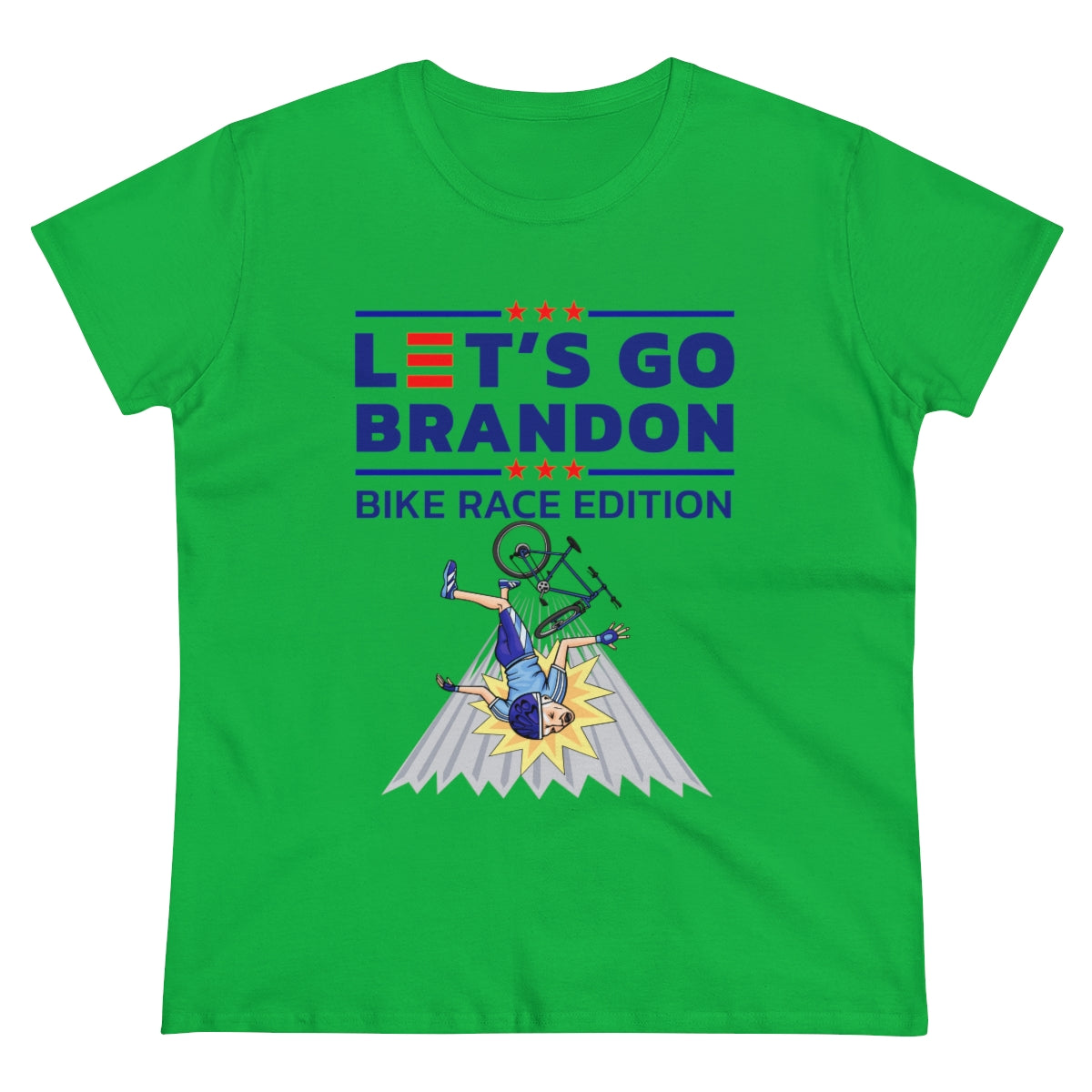 Let's Go Brandon Bike Race Edition | Women's Tee - Rise of The New Media