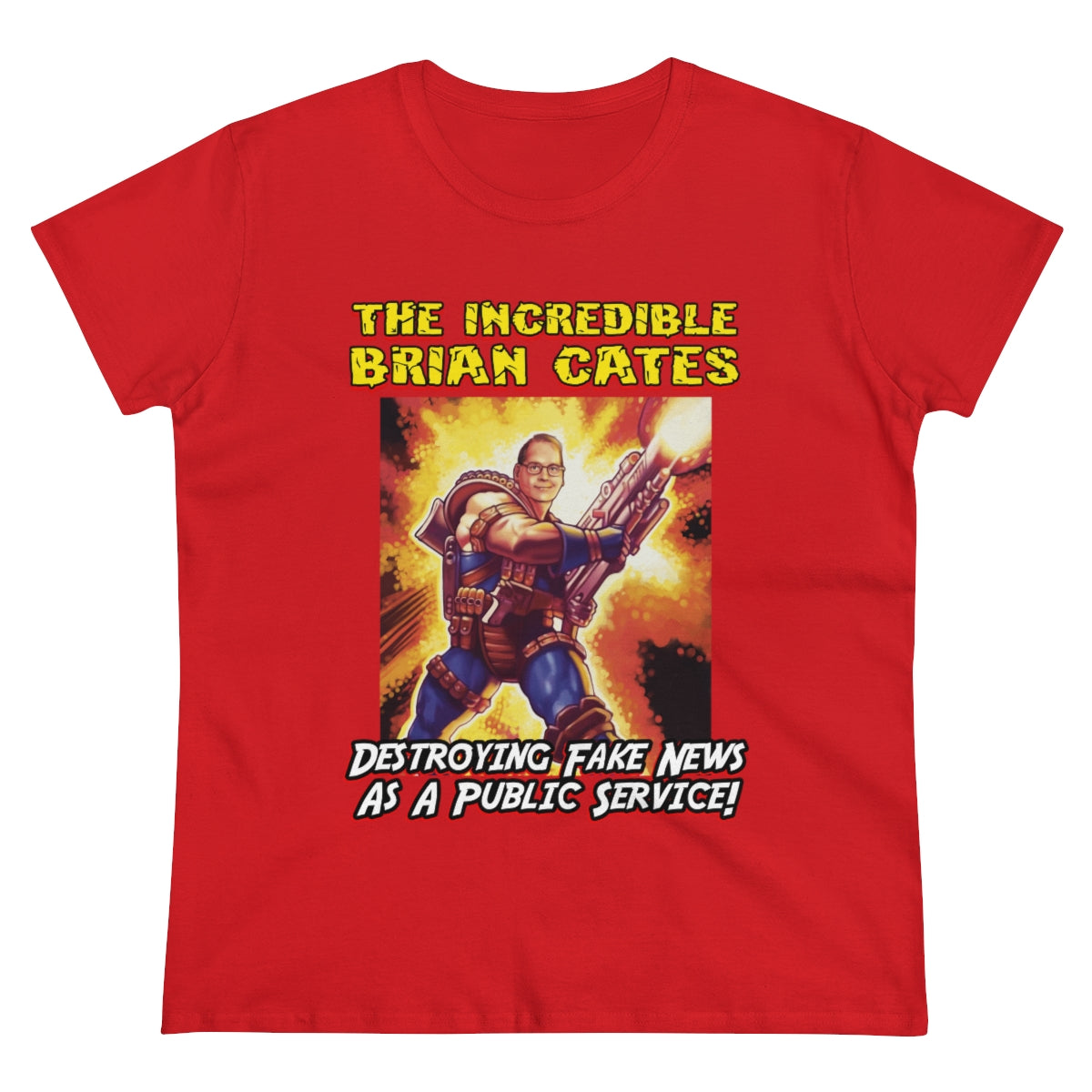 The Incredible Brian Cates | Women's Tee - Rise of The New Media