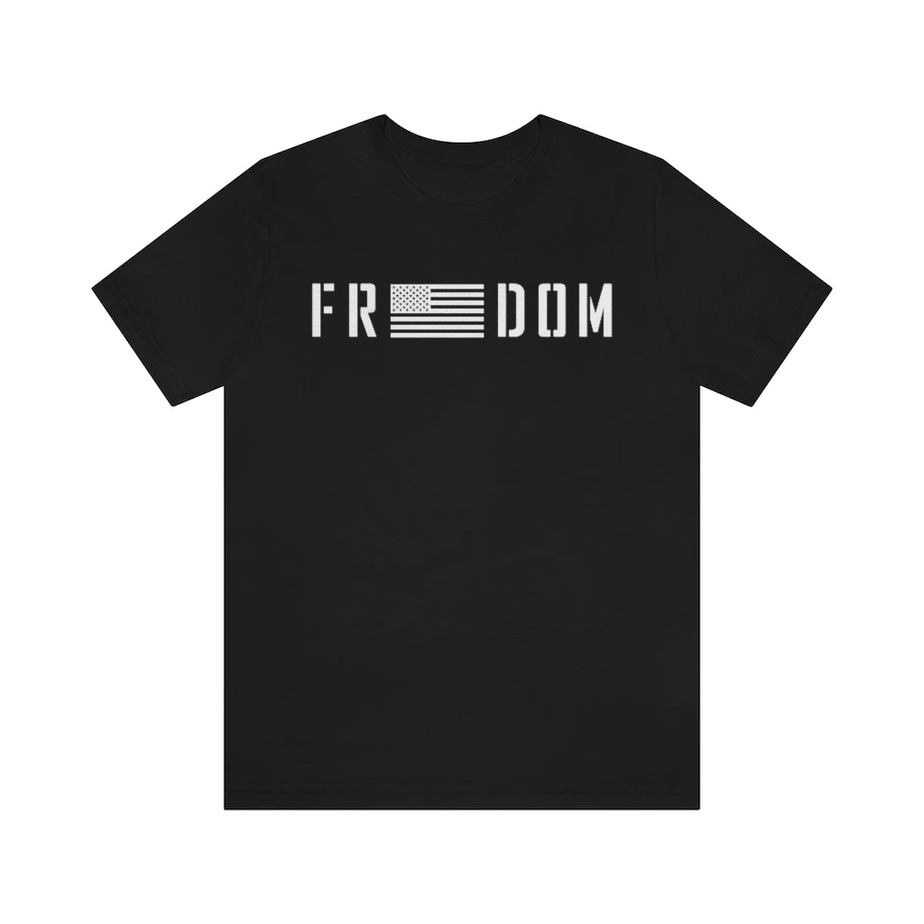 Freedom USA | Mens/Unisex Short Sleeve T-Shirt - Rise of The New Media