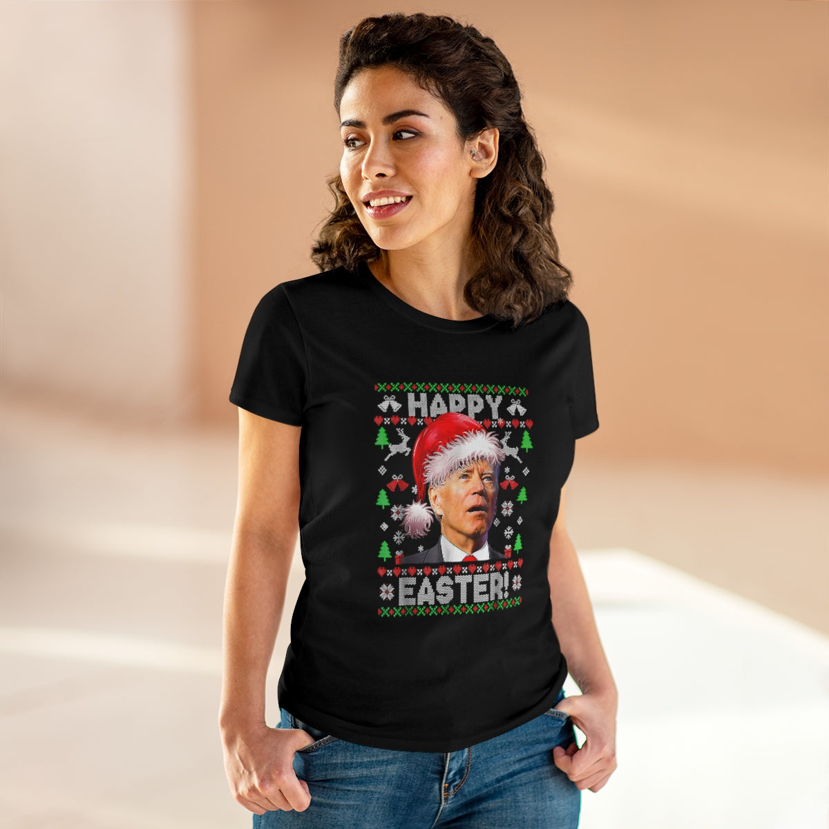 Biden Happy Easter | Women's Tee - Rise of The New Media