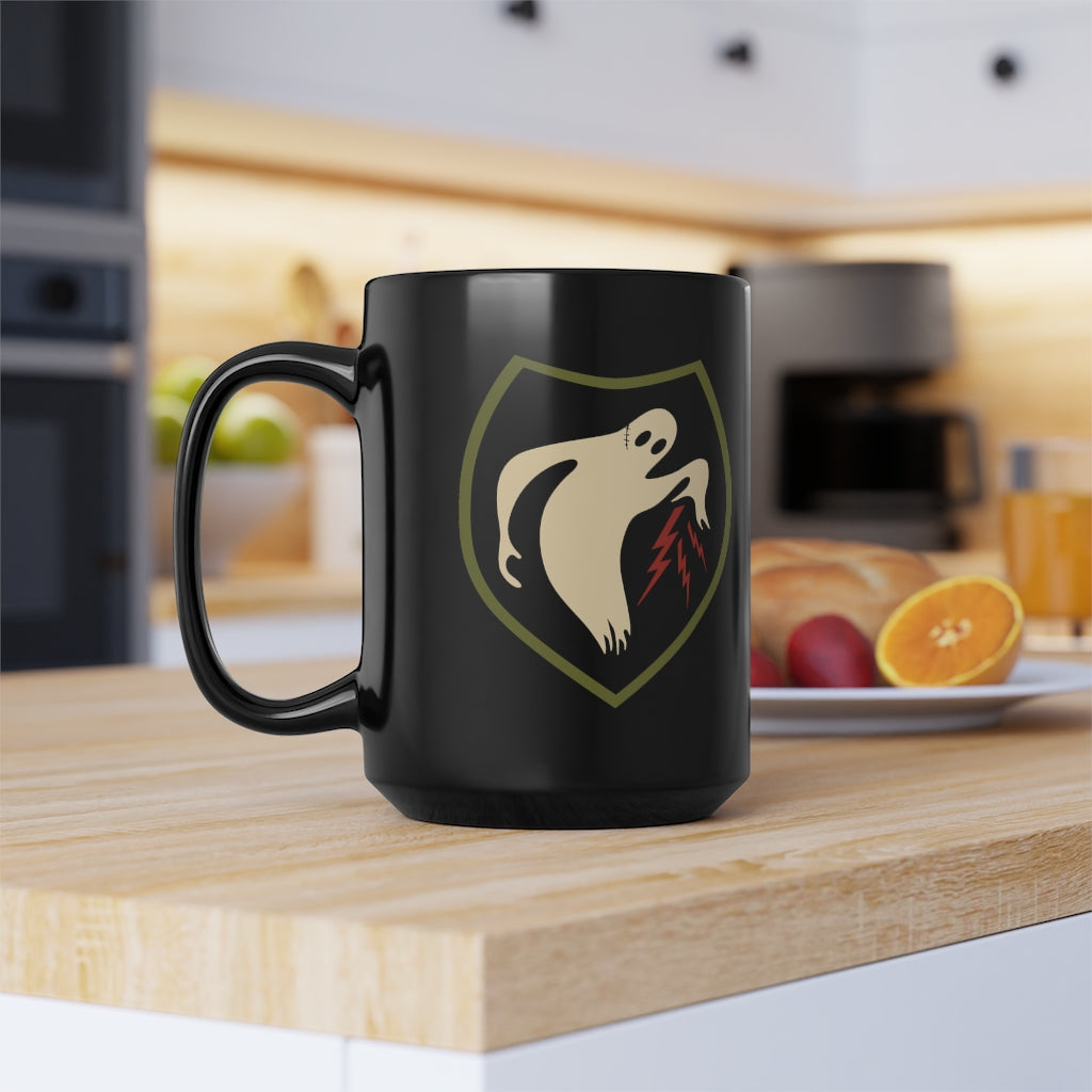Ghost Army | 15oz Black Mug - Rise of The New Media