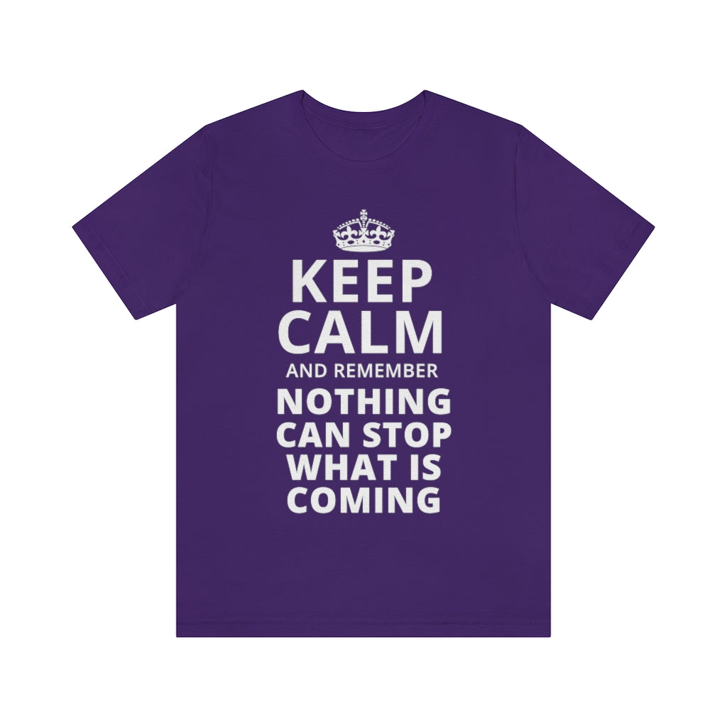 Keep Calm and Remember... | Mens/Unisex Short Sleeve T-Shirt - Rise of The New Media