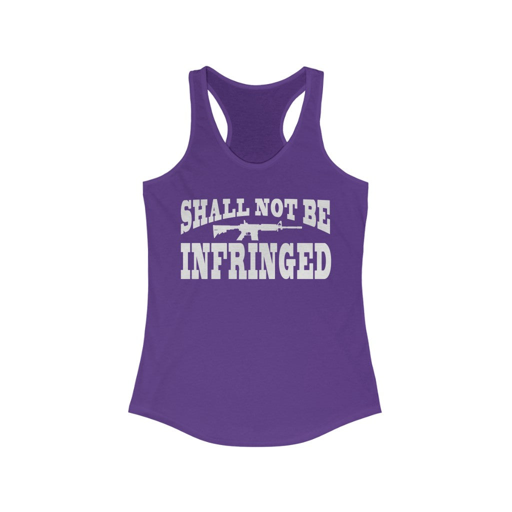 Shall Not Be Infringed | Women's Racerback Tank - Rise of The New Media