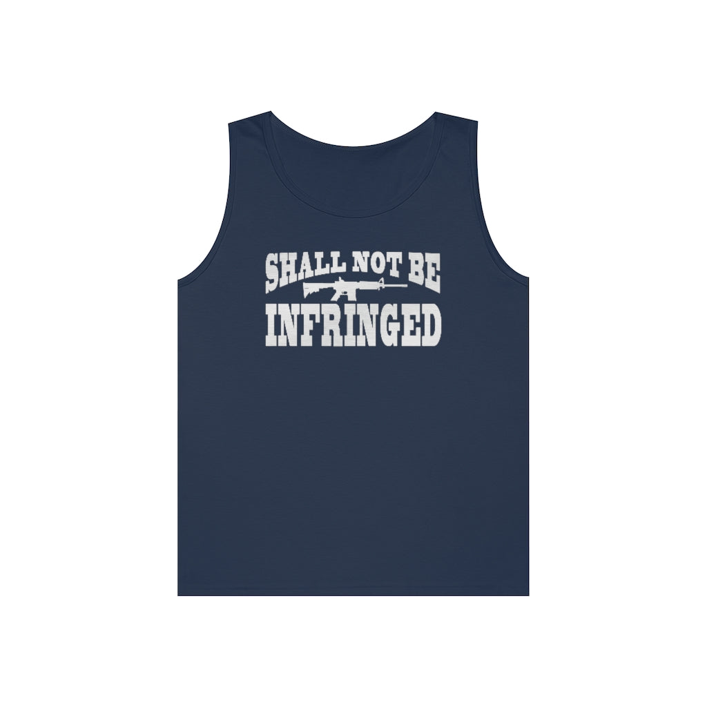 Shall Not Be Infringed | Men's Heavy Cotton Tank Top - Rise of The New Media