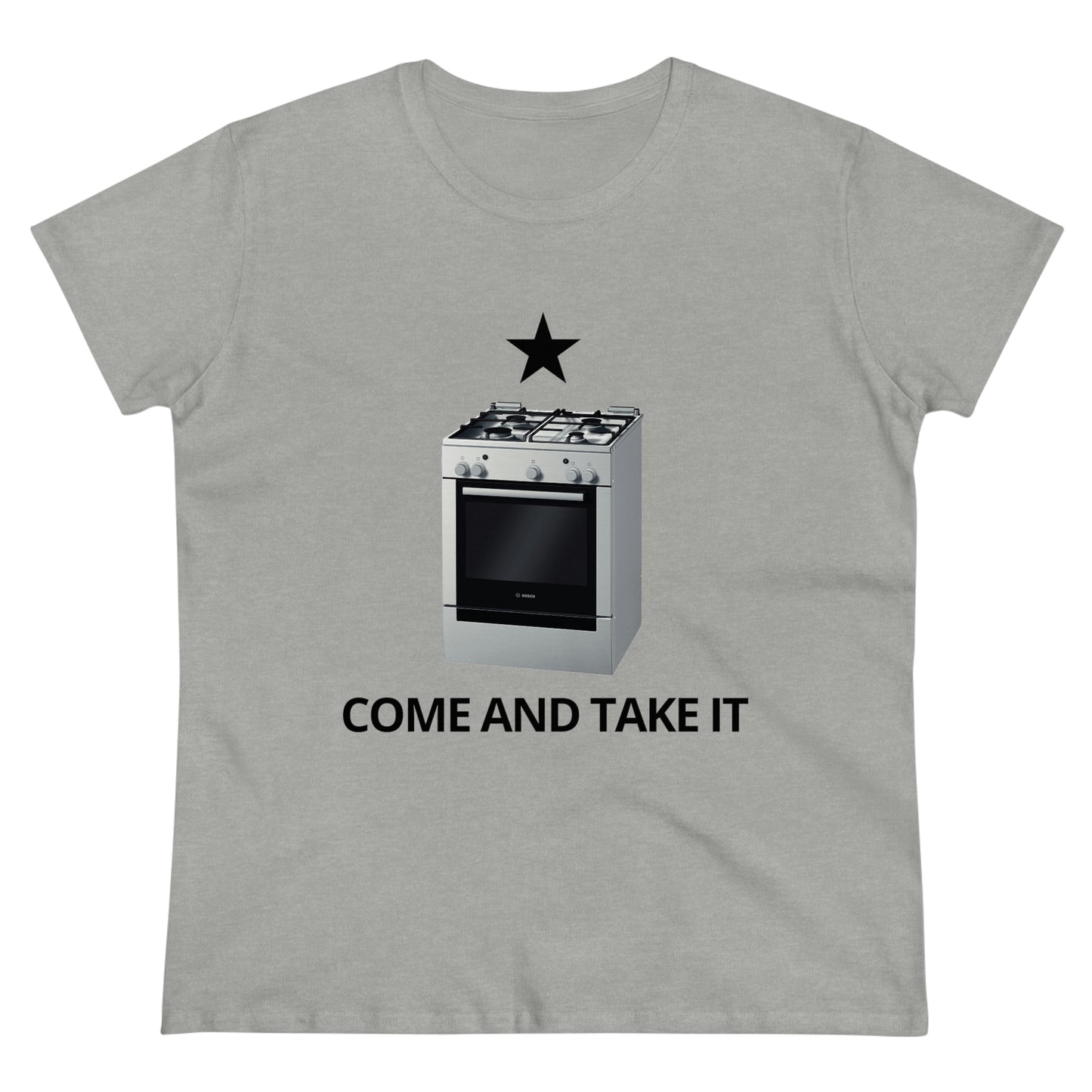 Gas Stove Come and Take It | Women's Tee - Rise of The New Media
