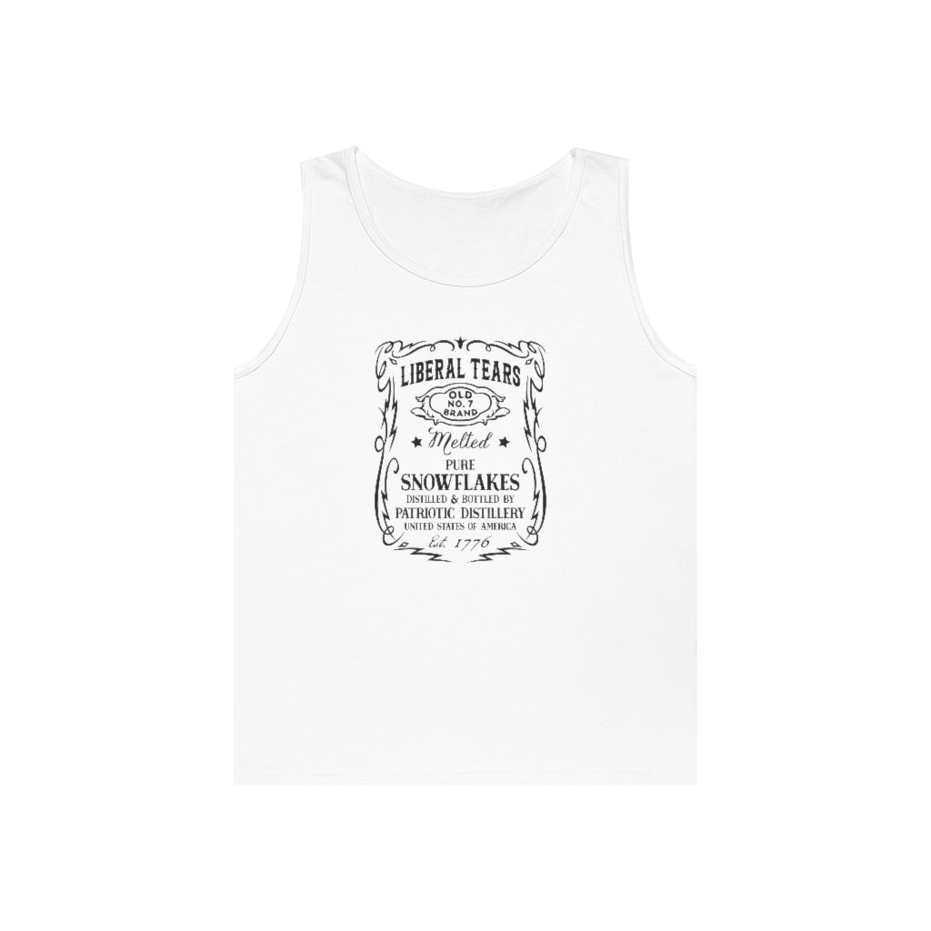 Liberal Tears | Men's Heavy Cotton Tank Top - Rise of The New Media