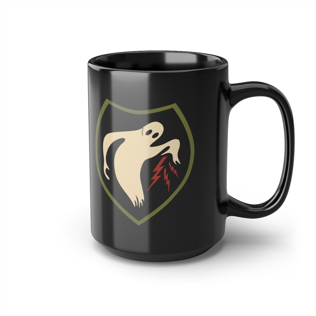 Ghost Army | 15oz Black Mug - Rise of The New Media