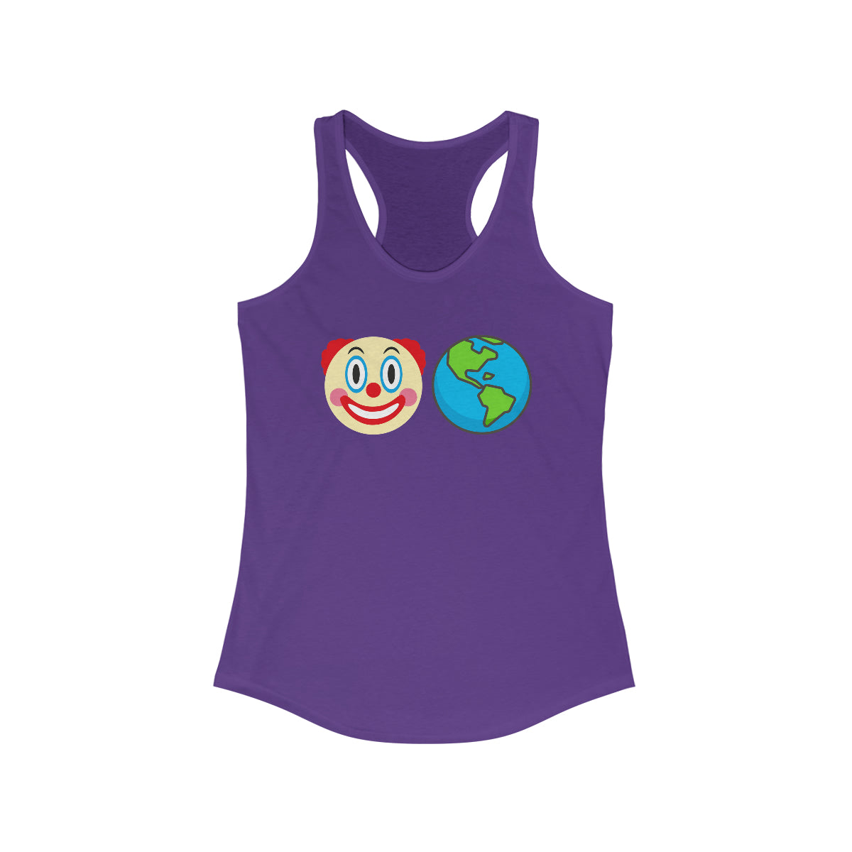 Clown World | Women's Racerback Tank - Rise of The New Media