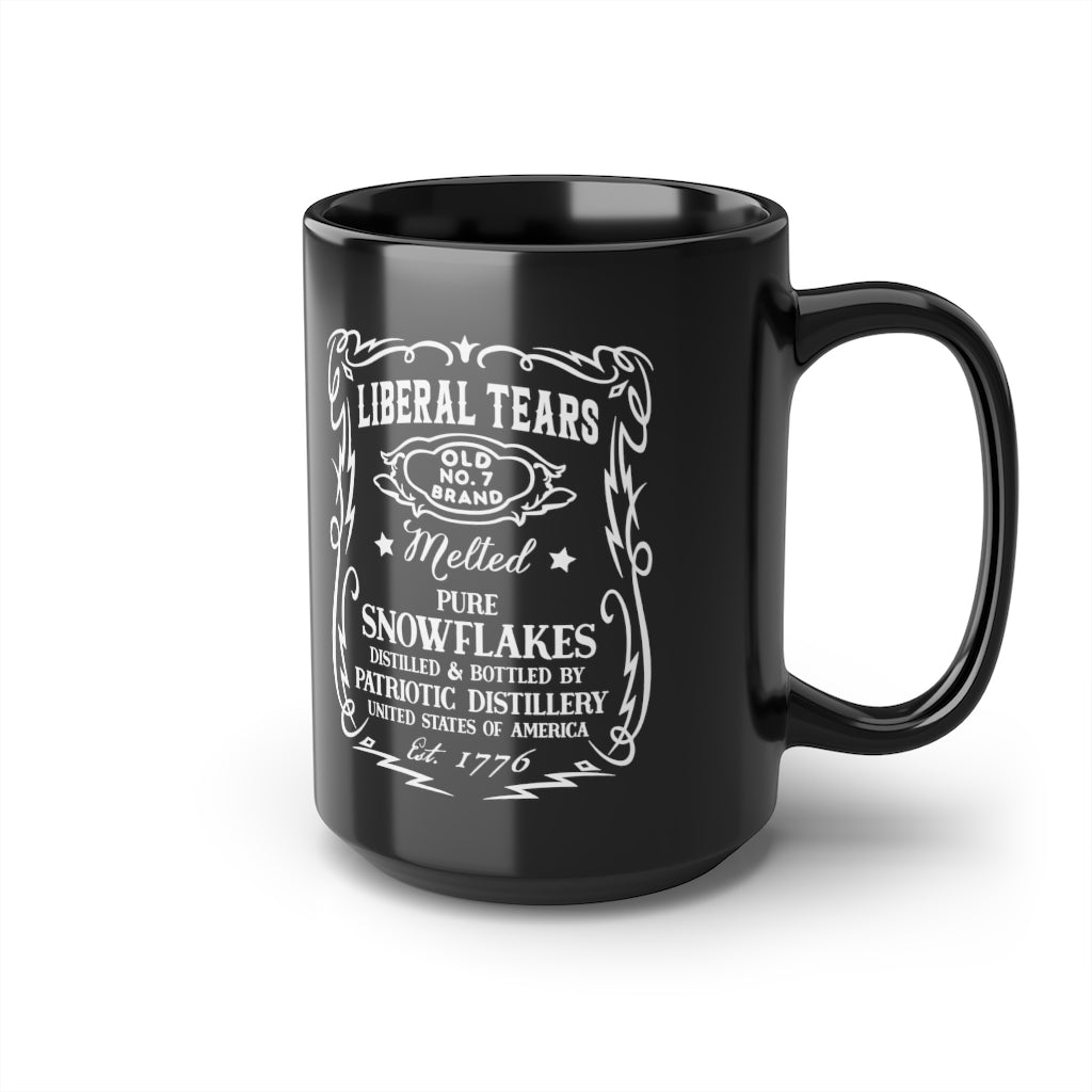 Liberal Tears | 15oz Black Mug - Rise of The New Media