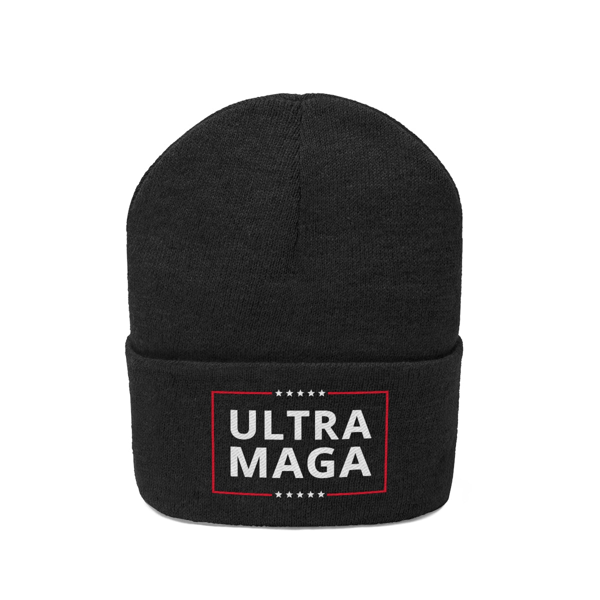 Ultra Maga Black Beanie Hat - Rise of The New Media