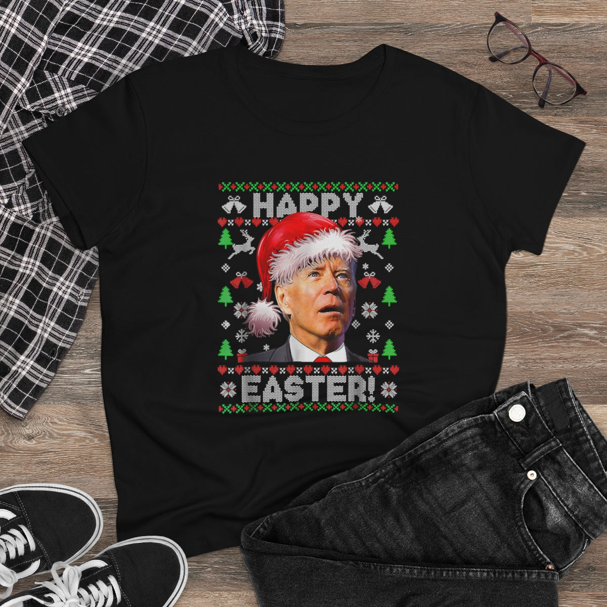 Biden Happy Easter | Women's Tee - Rise of The New Media