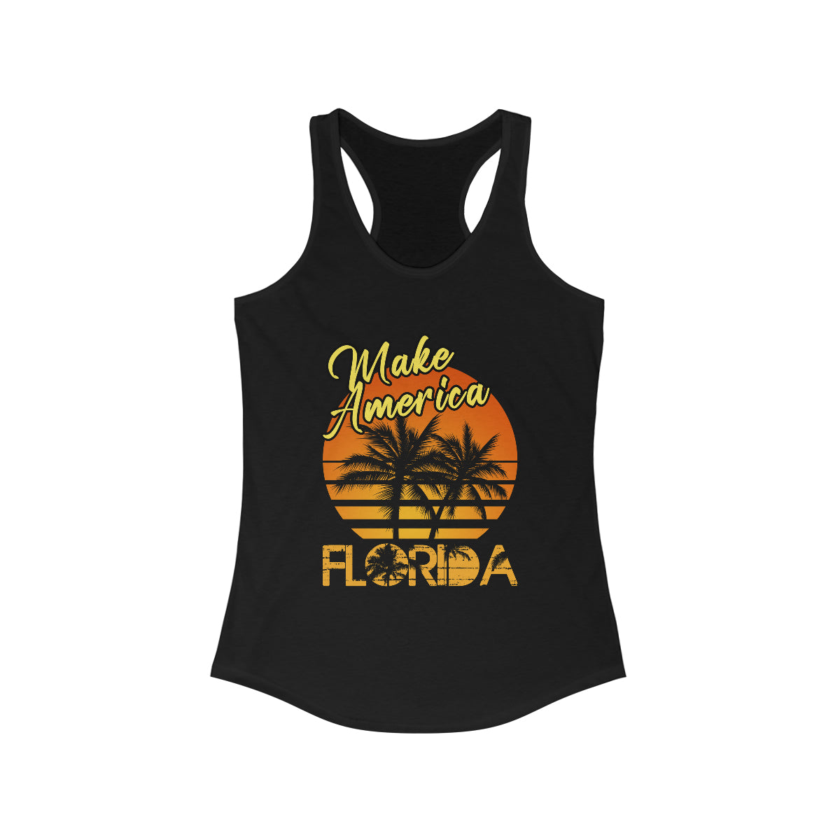 Make America Florida | Women's Racerback Tank - Rise of The New Media