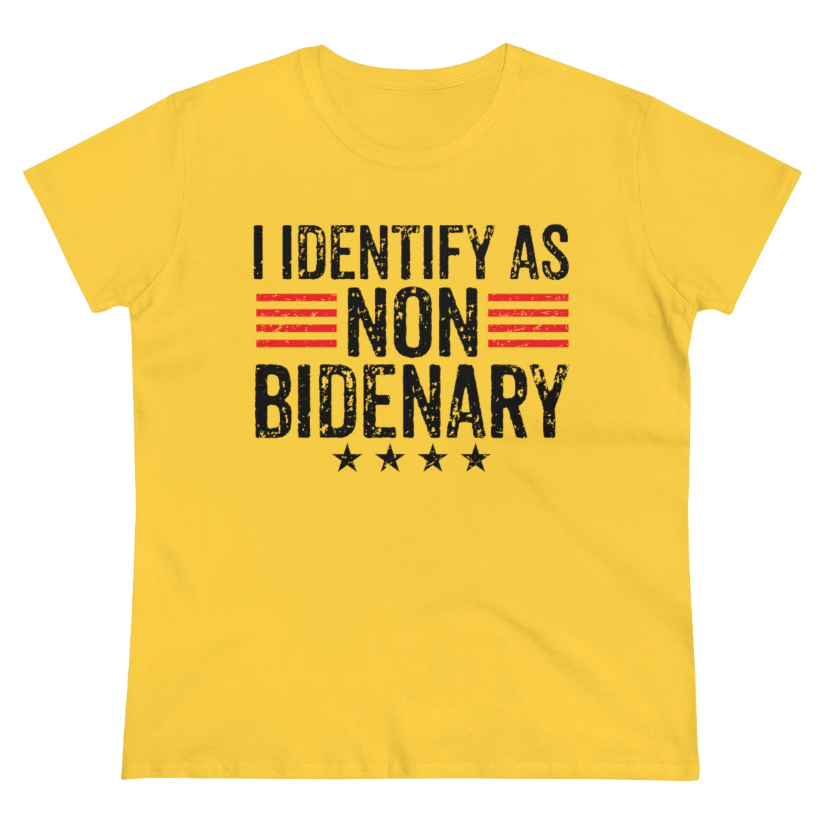 I Identify As Non-Bidenary | Women's Tee - Rise of The New Media