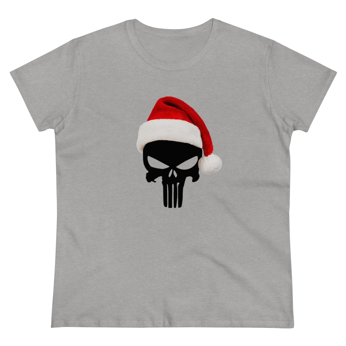 Punisher with Santa Hat | Women's Tee - Rise of The New Media