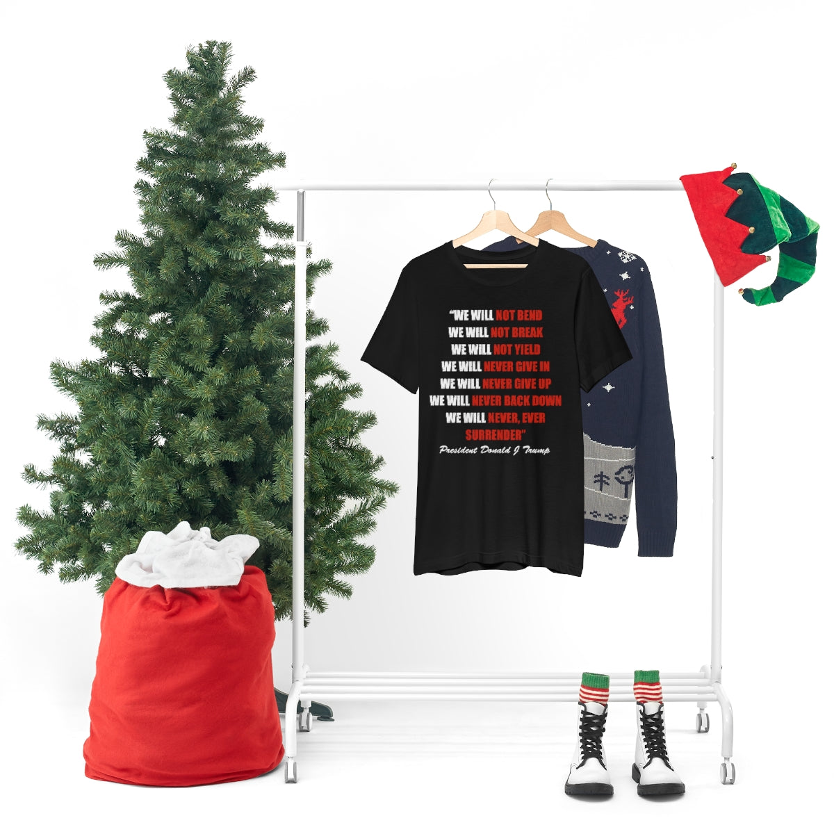 We Will Not Bend... | Mens/Unisex Short Sleeve T-Shirt - Rise of The New Media