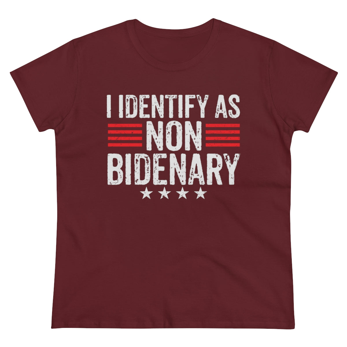 I Identify As Non-Bidenary | Women's Tee - Rise of The New Media