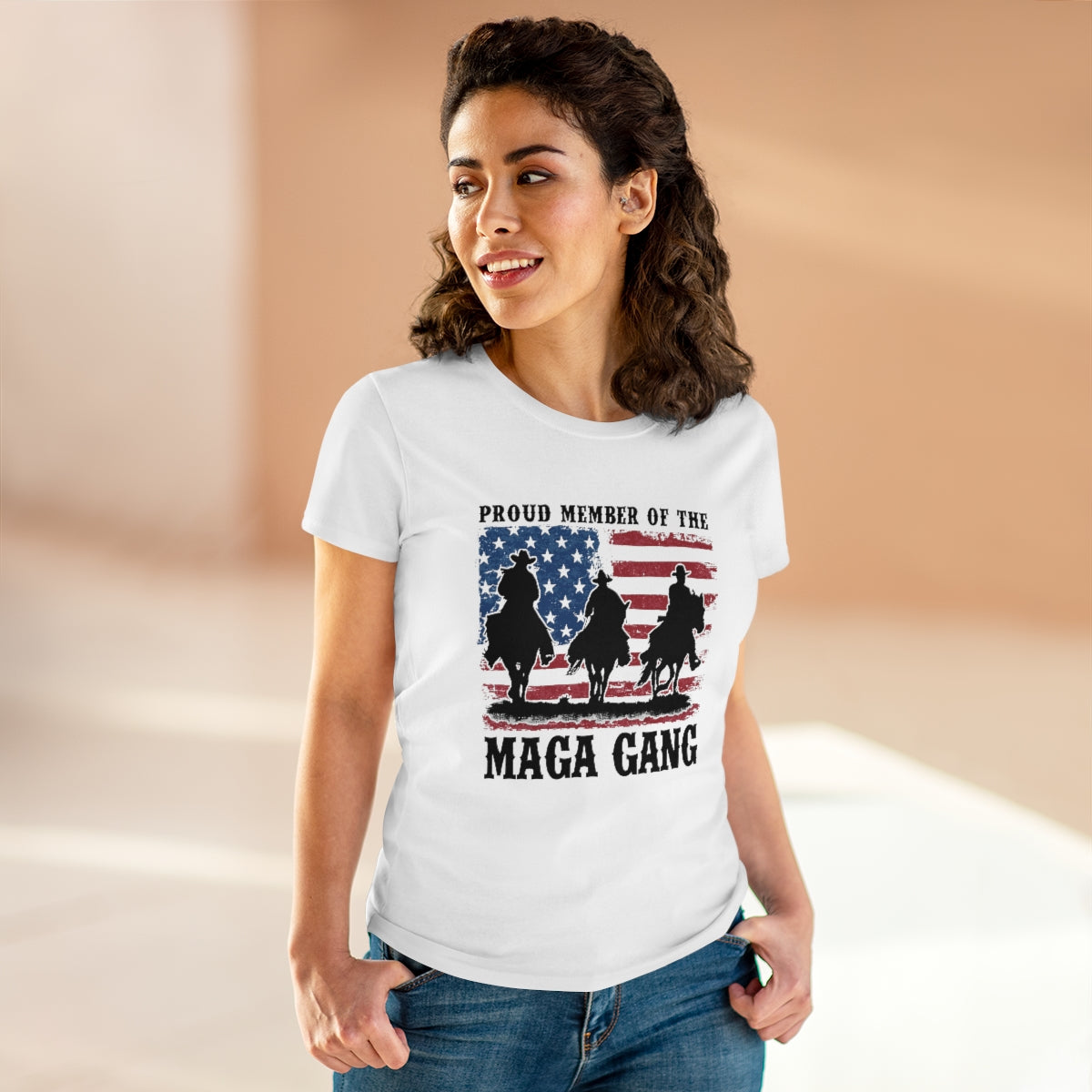 MAGA Gang | Women's Tee - Rise of The New Media