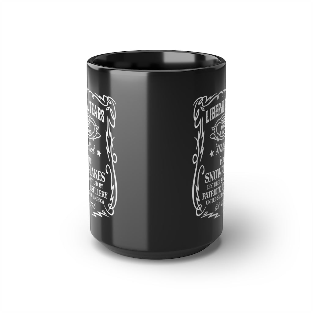 Liberal Tears | 15oz Black Mug - Rise of The New Media
