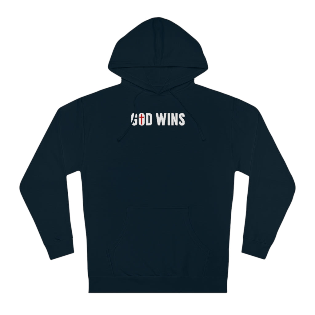God Wins | Unisex Hooded Sweatshirt - Rise of The New Media
