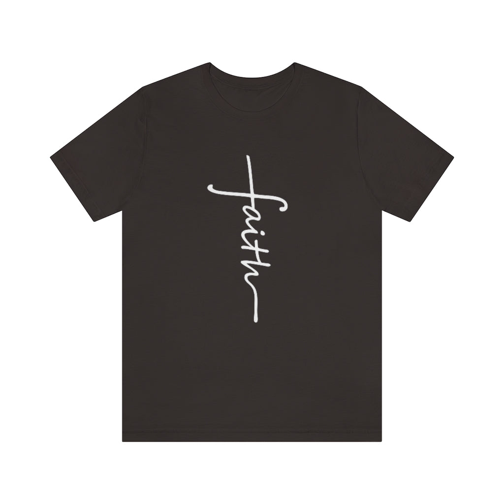 Faith | Mens/Unisex Short Sleeve T-Shirt - Rise of The New Media
