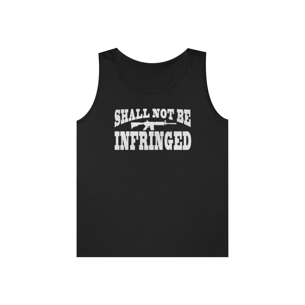 Shall Not Be Infringed | Men's Heavy Cotton Tank Top - Rise of The New Media