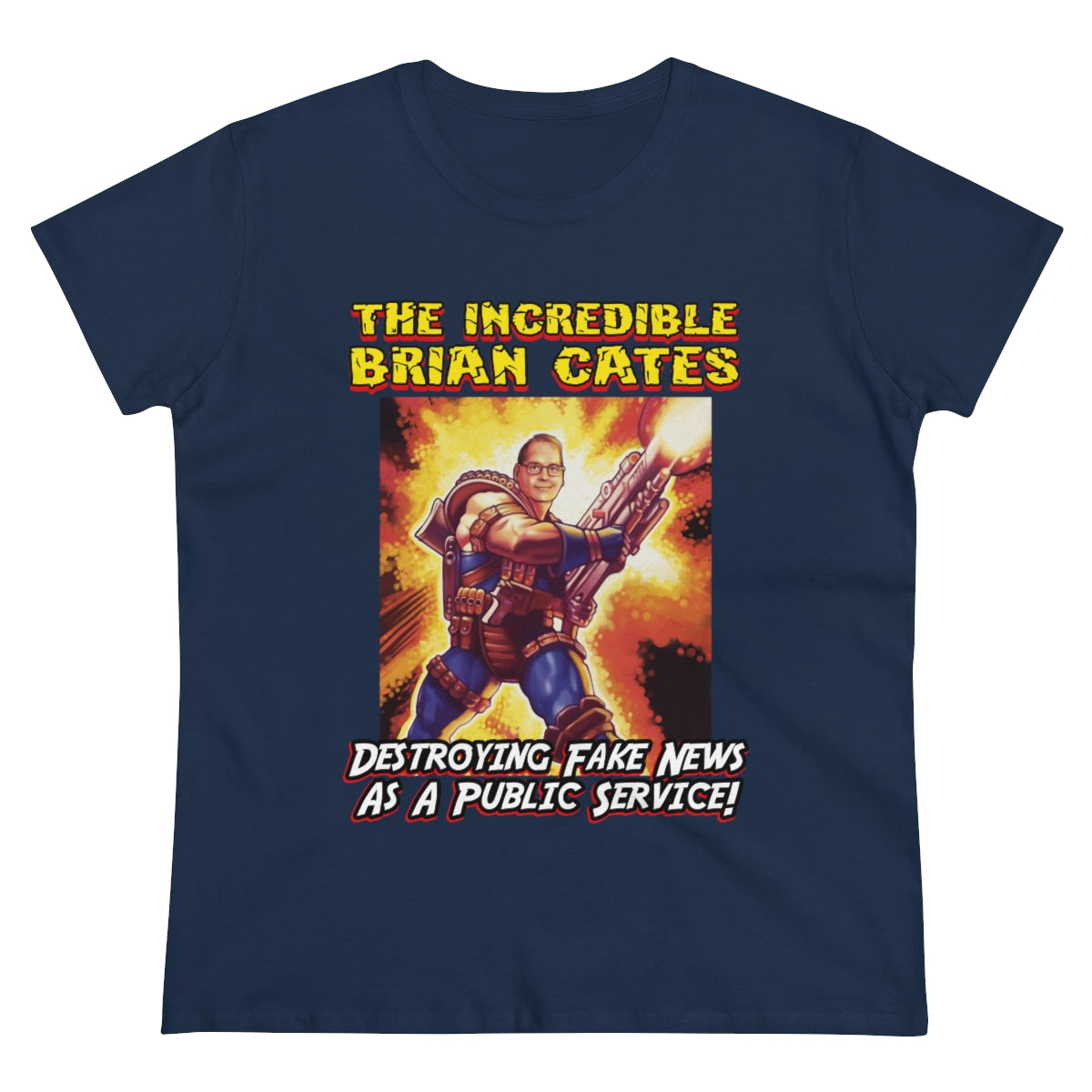 The Incredible Brian Cates | Women's Tee - Rise of The New Media